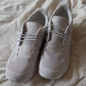 On Running Women's Light Cream Athletic Shoes